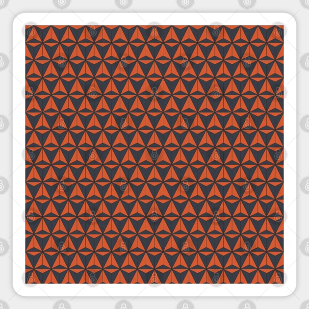 Spaceship Earth Geometric Pattern Halloween Magnet by FandomTrading